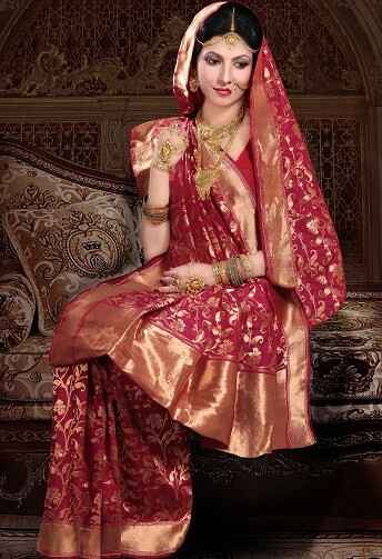 Saree Wearing Ideas for your indian Home Wedding